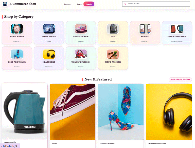 E-Commerce Website and Order Management - Professional Latest screenshot